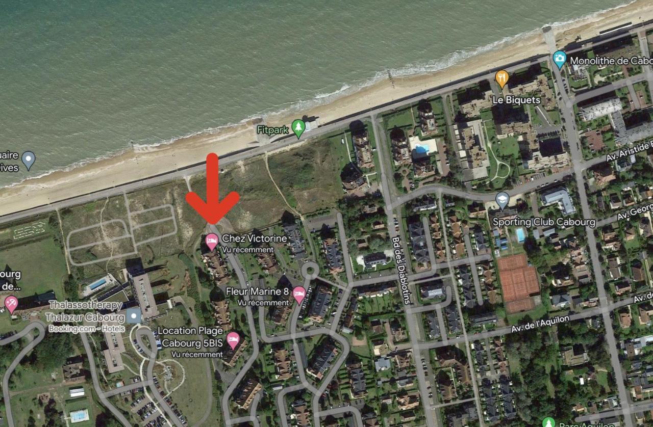 Joli Studio Pres Du Front De Mer Cabourg Exterior foto